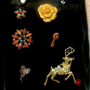 Pins (Vintage and New) 14K Gold & Silver